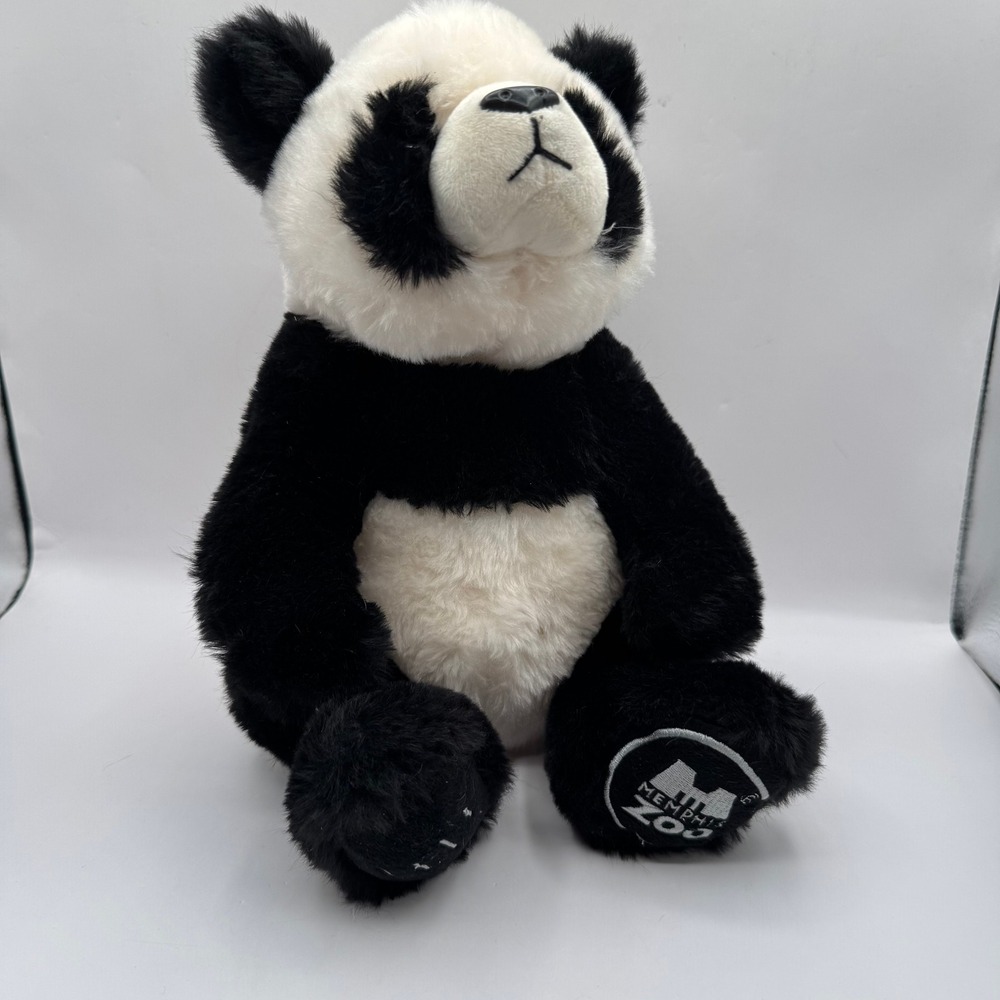 The Petting Zoo Memphis Zoo Panda Plush Black White Le Le Souvenir Toy Stuffed